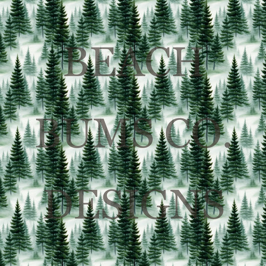 Misted Pines